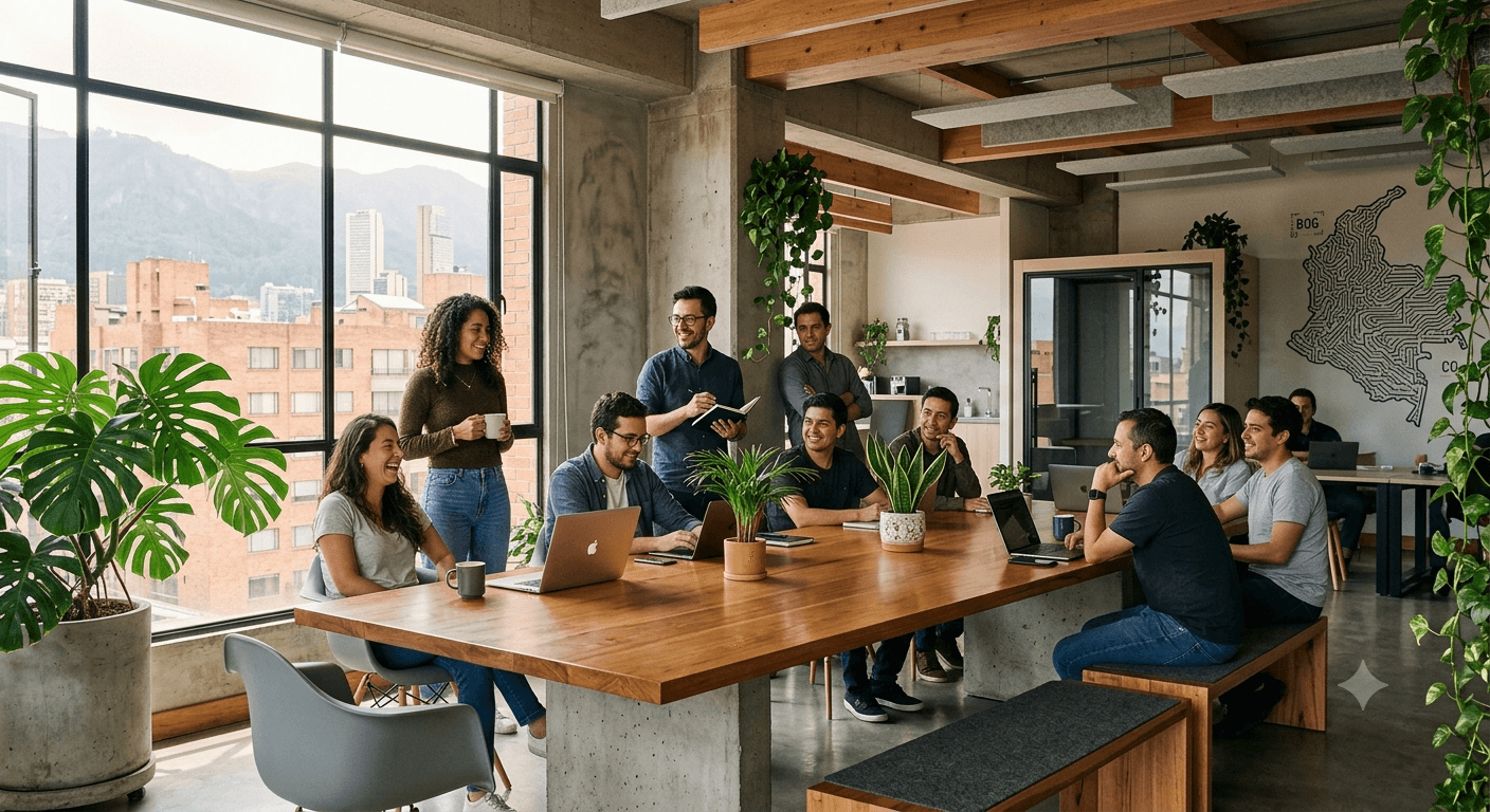 Equipo de Creare Technologies en Bogotá