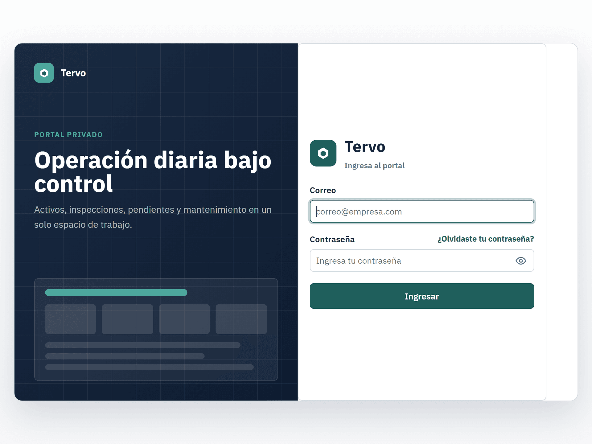 Tervo en tablet